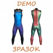Гідрокостюм для триатлону 3мм. SIGMASUB TRIATLON SHORT (на вибір або без рук або без ніг) гладка плівка з покриттям SCS/лайкра YAMAMOTO 39